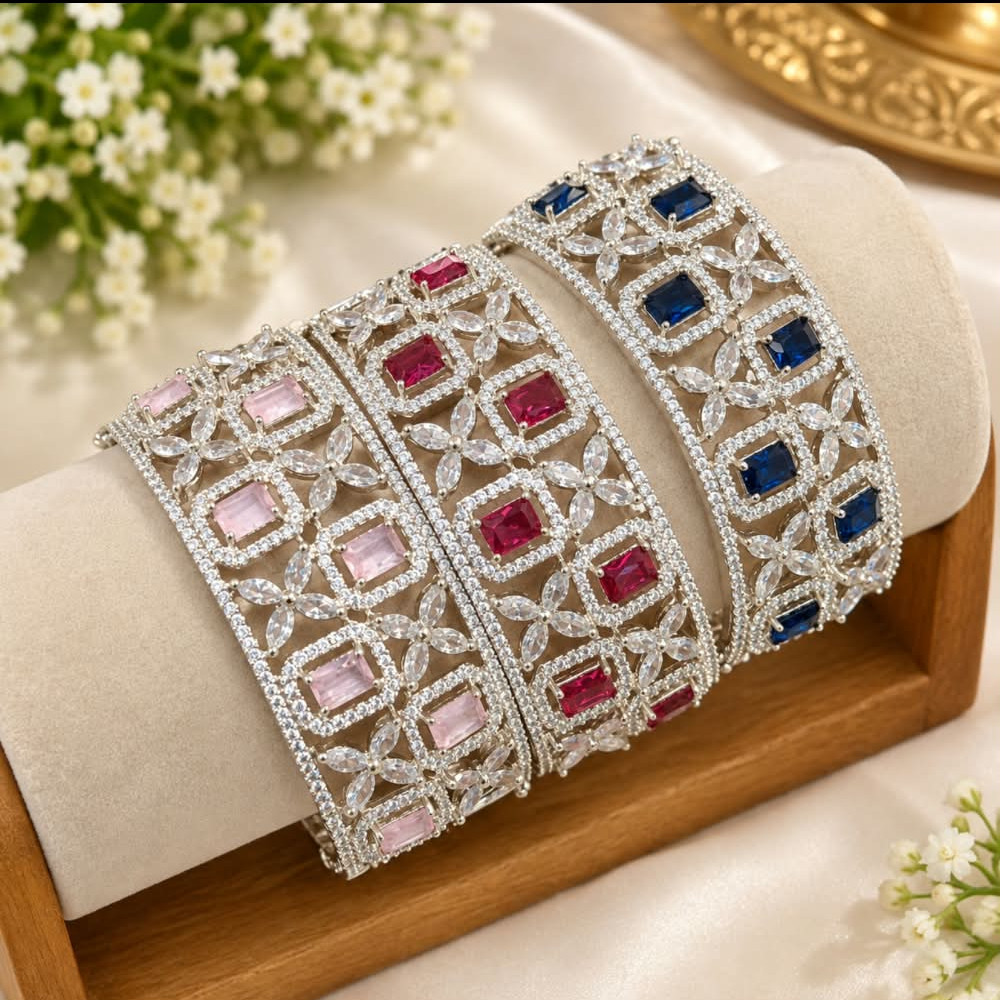 Floral Print Hair Bangles