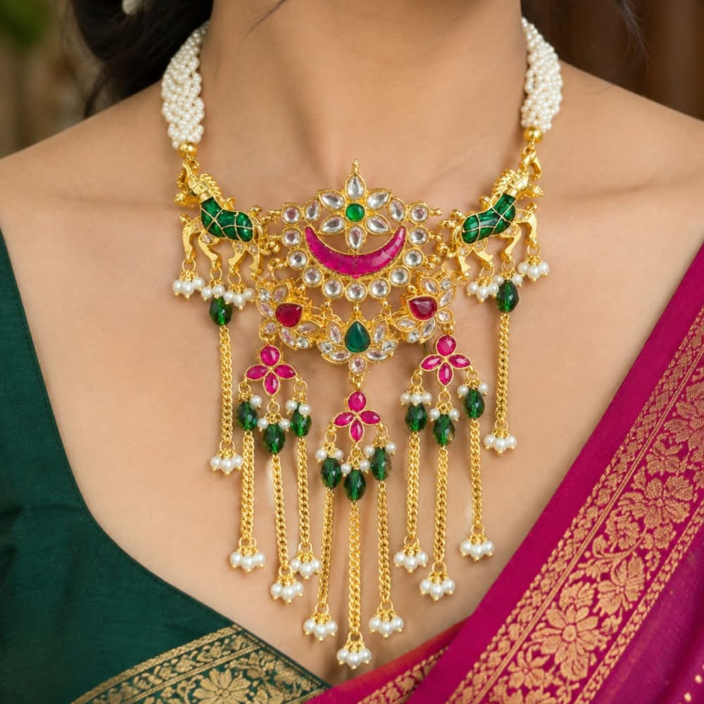 Emerald Stone Necklace